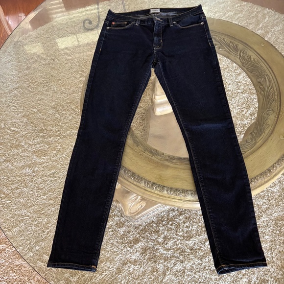 HUDSON Jeans Size 28 Womens Mid Rise Dark Blue Denim Nico Ankle Super Skinny - Picture 7 of 7